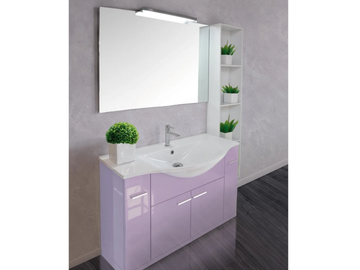 VANITY 09 - Floor-standing vanity unit with doors with drawers by LASA IDEA - view 2